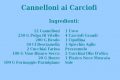 Cannelloni ai Carciofi