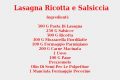 Lasagna Ricotta e Salsiccia